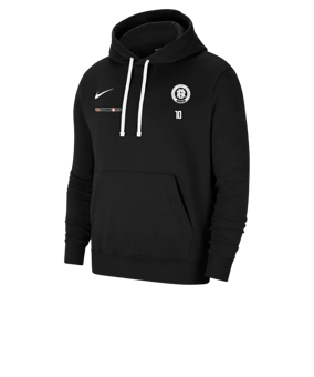 Nike Park 20 Fleece Hoody Schwarz Weiss F010