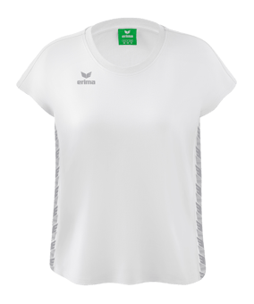 Erima Team Essential T-Shirt Damen Weiss Grau - weiss