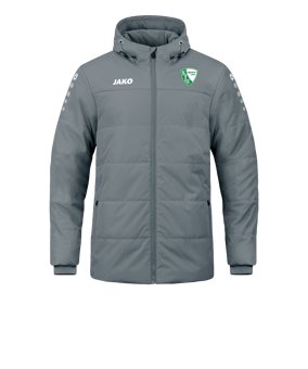 JAKO Team Coach Kapuzenjacke Grau F840