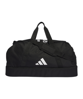 adidas Tiro League Duffel Bag Gr. L Schwarz Weiss