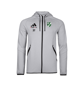 adidas Tiro Travel Hoody Grau