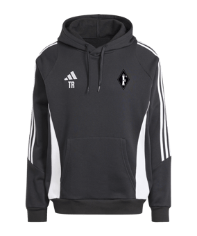 adidas Tiro 24 Hoody Schwarz Weiss