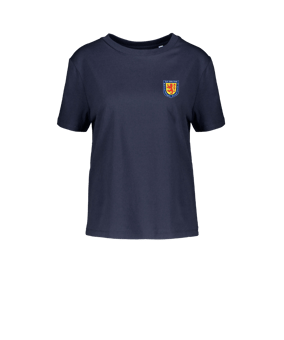Merch Muser T-Shirt Women French Navy | #justlogo4c
