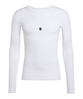 adidas Techfit Longsleeve Weiß