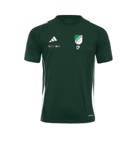 adidas Tiro 24 Trikot Dunkelgrün Weiss