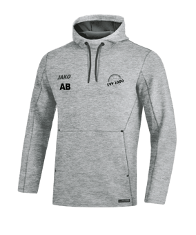 JAKO Premium Basic Kapuzensweatshirt Grau F40
