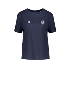 Merch Muser T-Shirt Women French Navy | #logo1c