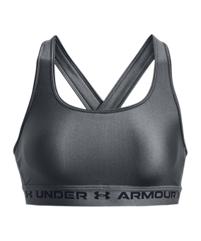 Under Armour Crossback Mid Sport-BH Damen F012 - grau