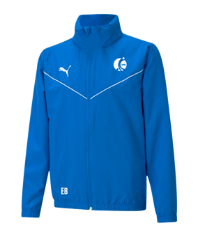 PUMA teamRISE Allwetterjacke Kids Blau F02