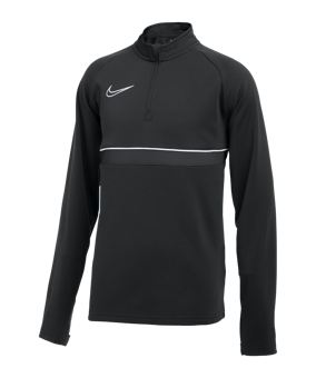 Nike Academy Drill Top Kids Schwarz Weiss F014 - schwarz