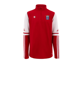 adidas Squadra 25 HalfZip Sweatshirt Enfants Rouge 