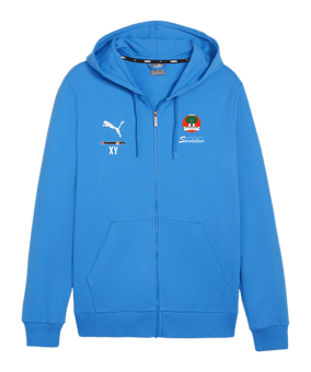 PUMA teamGOAL Casuals Kapuzenjacke Blau F02