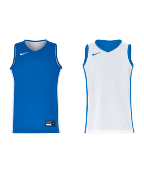 Nike Team25 Basketball Stock Reversible Trikot Kids Blau F463 - blau