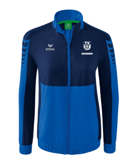 Erima Six Wings Präsentationsjacke Damen Blau