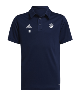 adidas Entrada 22 Poloshirt Kids Dunkelblau