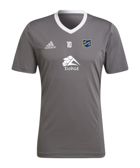 adidas Entrada 22 Trikot Grau Weiss