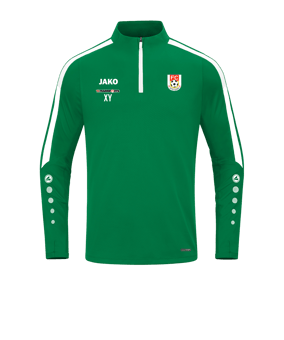 JAKO Power Sweatshirt Grün Weiss F200