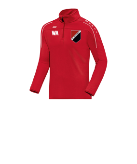 JAKO Classico Ziptop Kids Rot Weiss F01