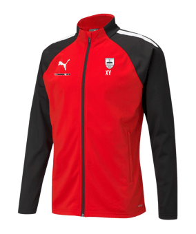 PUMA teamLIGA Trainingsjacke Rot Schwarz F01