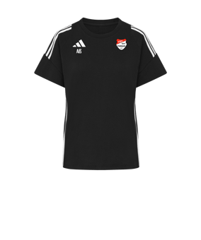 adidas Tiro 24 T-Shirt Damen Schwarz Weiss