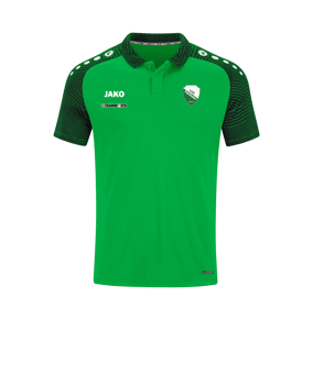 JAKO Performance Poloshirt Grün Schwarz F221