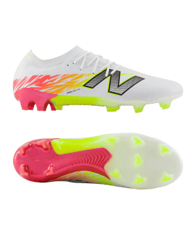 New Balance Furon Elite V8 FG Flash Point Weiss FIB8 - weiss
