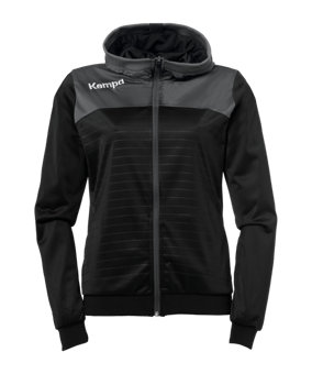 Kempa Emotion 2.0 Kapuzenjacke Damen Schwarz F01 - schwarz