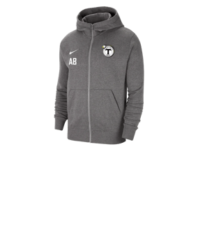 Nike Park 20 Fleece Kapuzenjacke Kids Grau F071