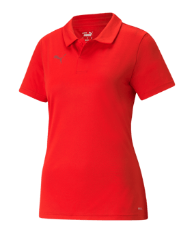 PUMA teamLIGA Sideline Polo Damen Rot F01 - rot