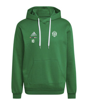 Sweat à capuche adidas Entrada 22 vert 