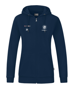 JAKO Organic Kapuzenjacke Damen Blau F900