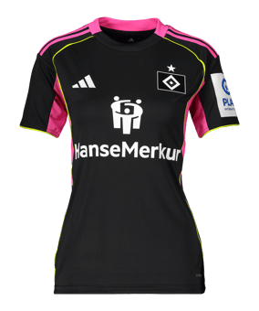 adidas Hamburger SV Trikot 3rd 2025/2026 Damen Schwarz - schwarz