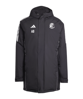 adidas Tiro 24 Winterjacke Schwarz Weiss
