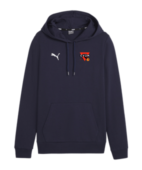 PUMA teamGOAL Casuals Hoody Damen Blau F06