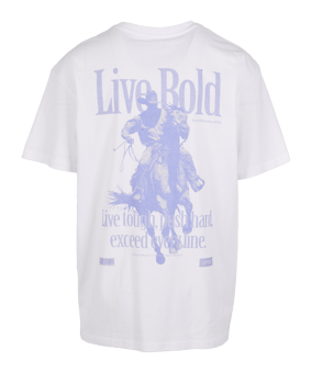 Mister Tee Live Bold O T-Shirt Weiß - weiss