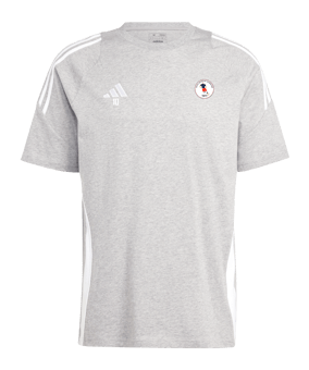 T-shirt adidas Tiro 24 gris blanc 