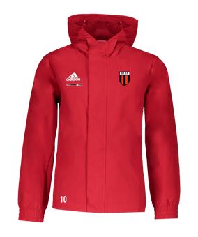 adidas Entrada 22 Allwetterjacke Kids Rot