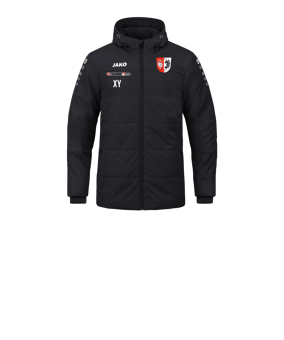 JAKO Team Coach Kapuzenjacke Kids Schwarz F800