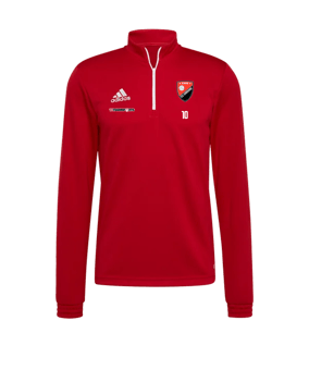 adidas Entrada 22 HalfZip Sweatshirt Rot