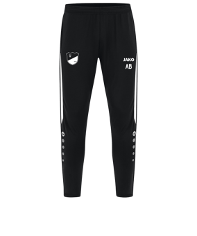 JAKO Power Trainingshose Schwarz Weiss F802