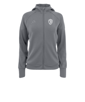 adidas Tiro 25 Travel Kapuzenjacke Damen Grau