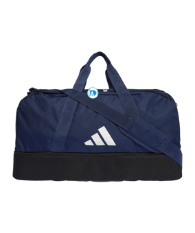 Sac de sport adidas Tiro League Duffel Bag Taille M, Bleu et Blanc