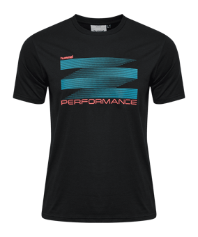 Hummel Pulse Graphic S/S T-Shirt Schwarz F2001 - schwarz