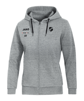 JAKO Base Kapuzenjacke Damen Grau F41