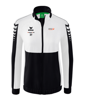 Erima Six Wings Präsentationsjacke Damen Schwarz