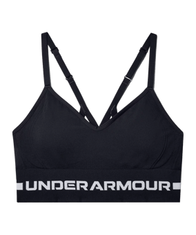 Under Armour Seamless Low Long Sport-BH Damen F001 - schwarz