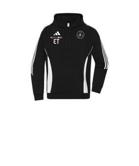adidas Tiro 24 Hoody Kids Schwarz Weiss