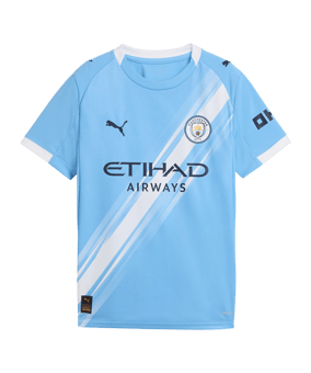 PUMA Manchester City Trikot Home 2025/2026 Kids Blau F01 - blau