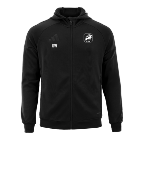adidas Tiro 25 Travel Kapuzenjacke Schwarz