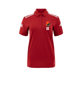 adidas Squadra 25 Polo Damen Rot